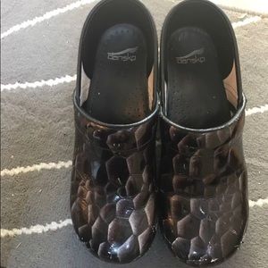 Reptile print Dansko shoes